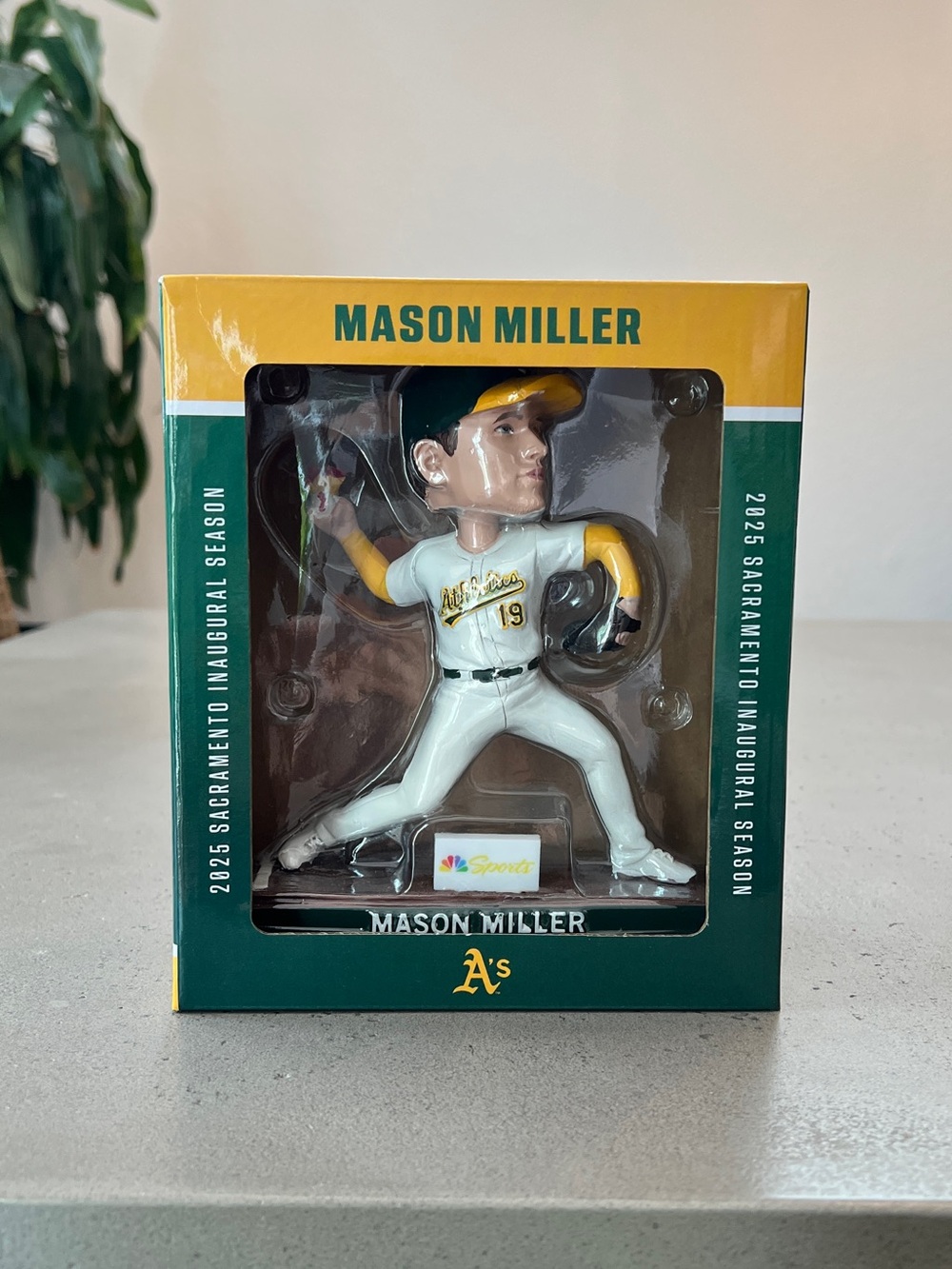 Mason Miller Bobblehead - White & Green